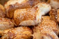 Small boreks ÃÂ¾Ãâ¬ bourekas with sesame seeds